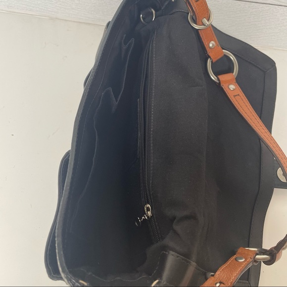 Coach Chelsea Black Pebbled Leather Shoulder Bag Purse - Picture 8 of 9